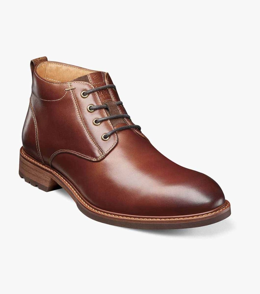 Men Florsheim Boots | Lodge Chestnut