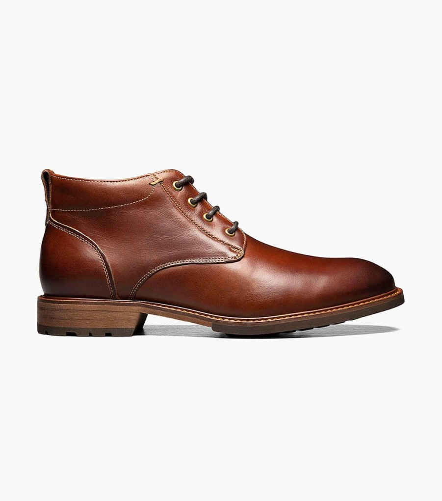 Men Florsheim Boots | Lodge Chestnut