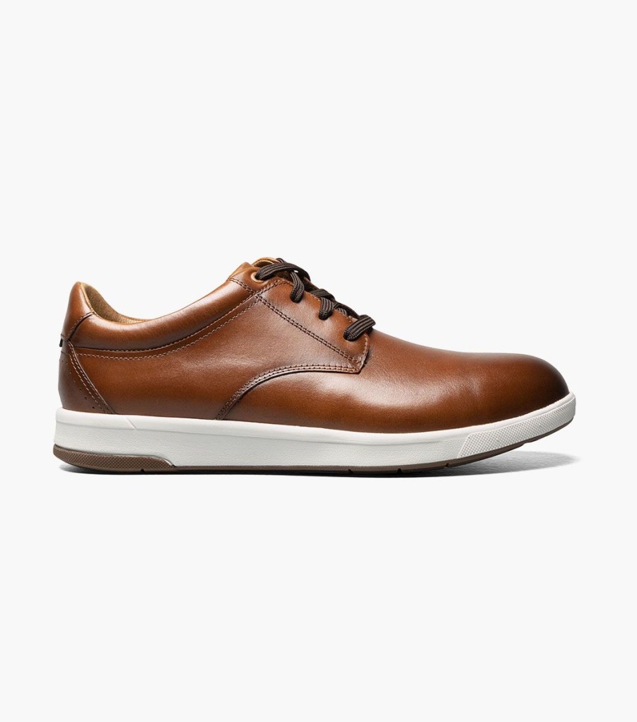 Men Florsheim Safety | Crossover Work Steel Toe Cognac