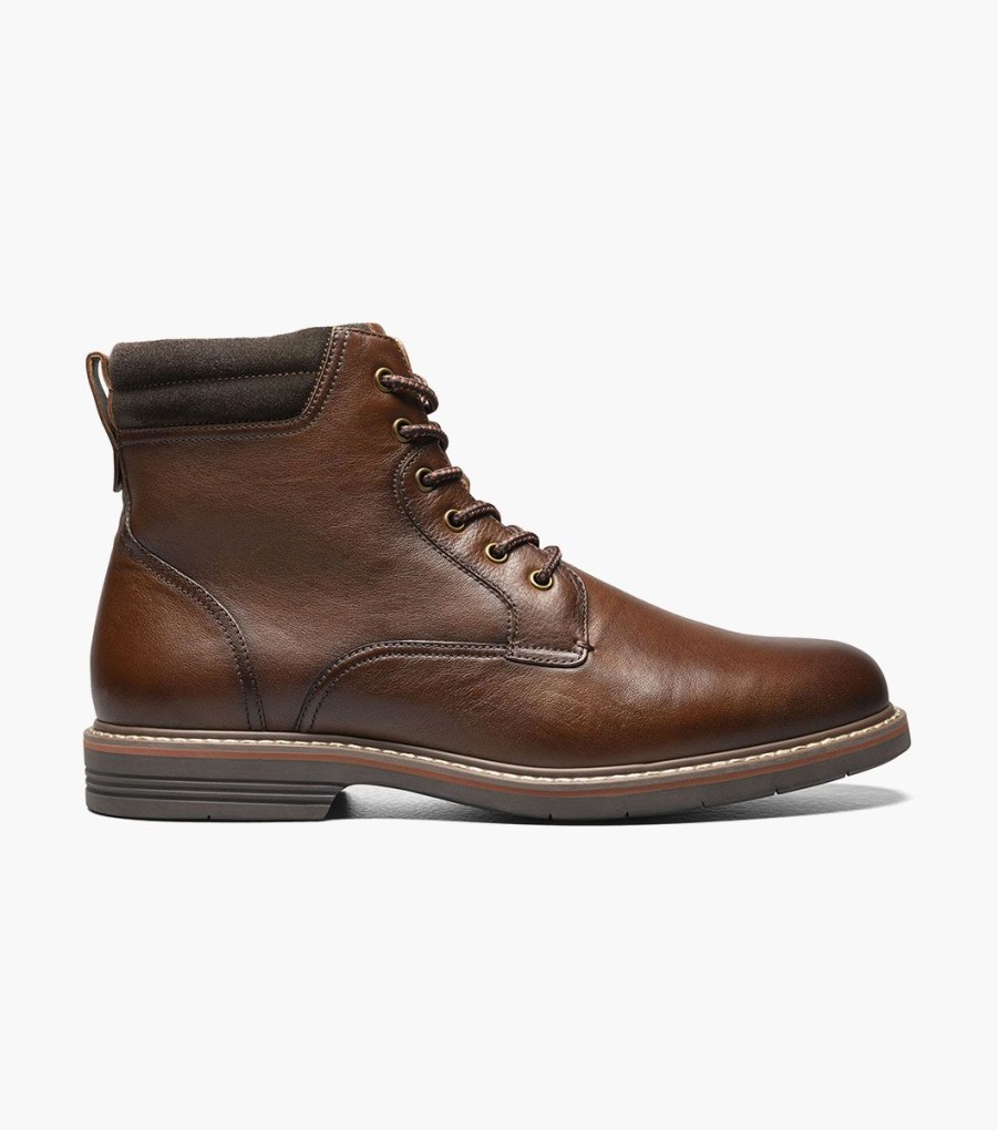 Men Florsheim Boots | Norwalk Cognac Tumbled