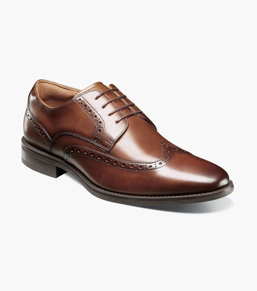 Men Florsheim Dress | Santucci Cognac