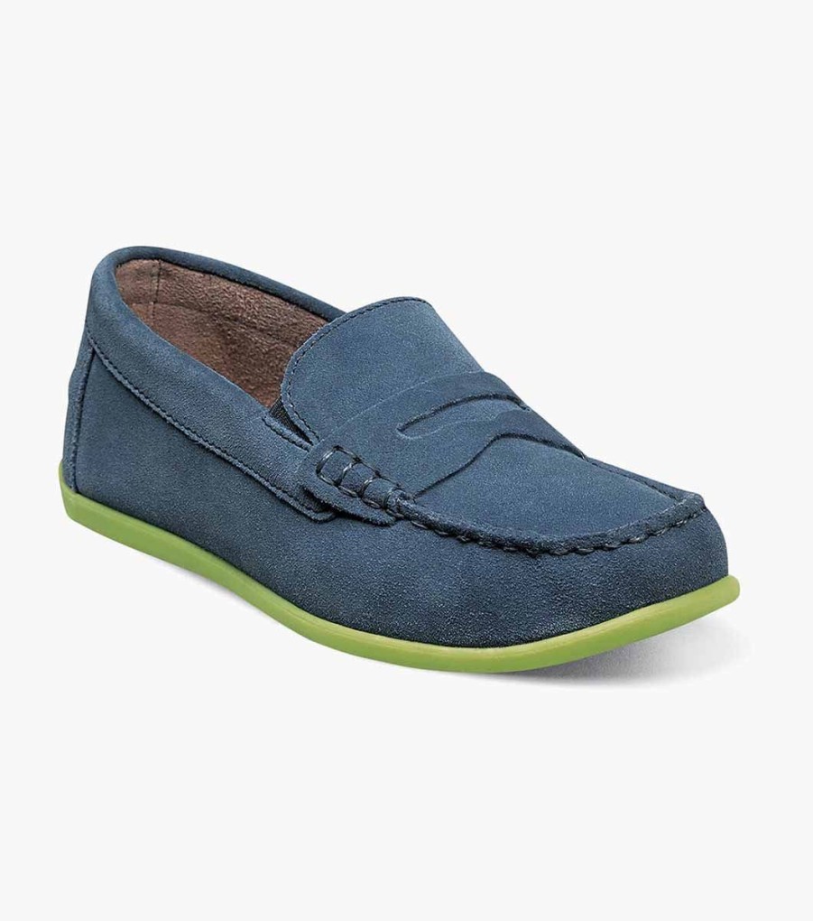 Kids Florsheim | Jasper Jr. Blue Suede