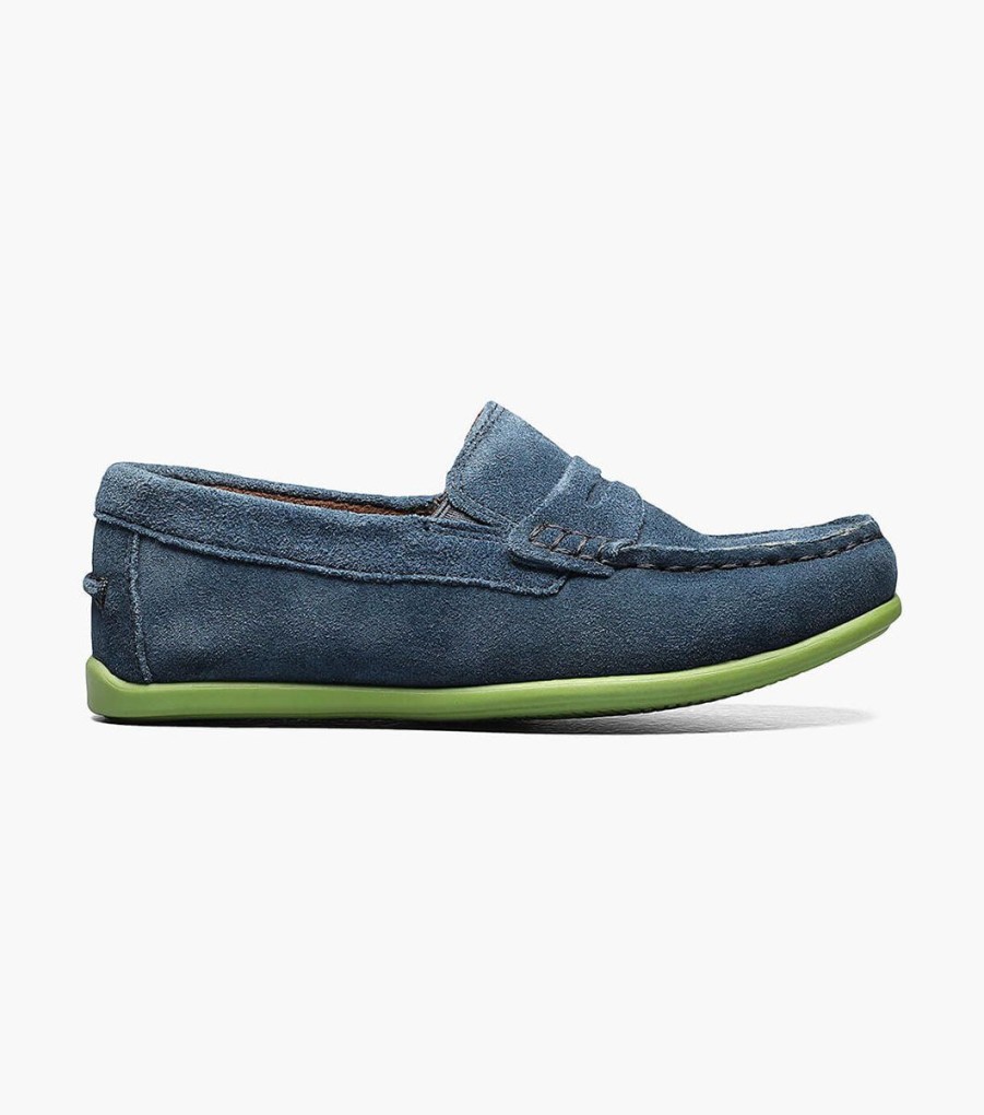 Kids Florsheim | Jasper Jr. Blue Suede