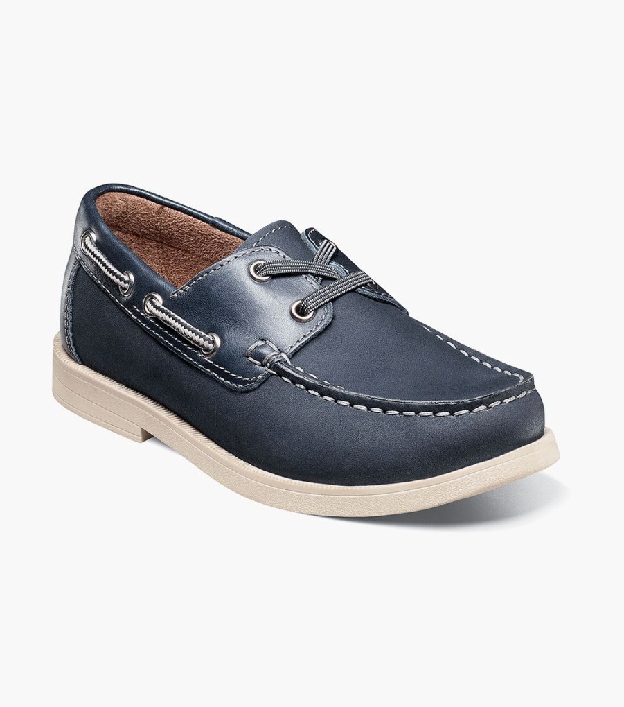 Kids Florsheim | Croquet Jr. Navy Nubuck