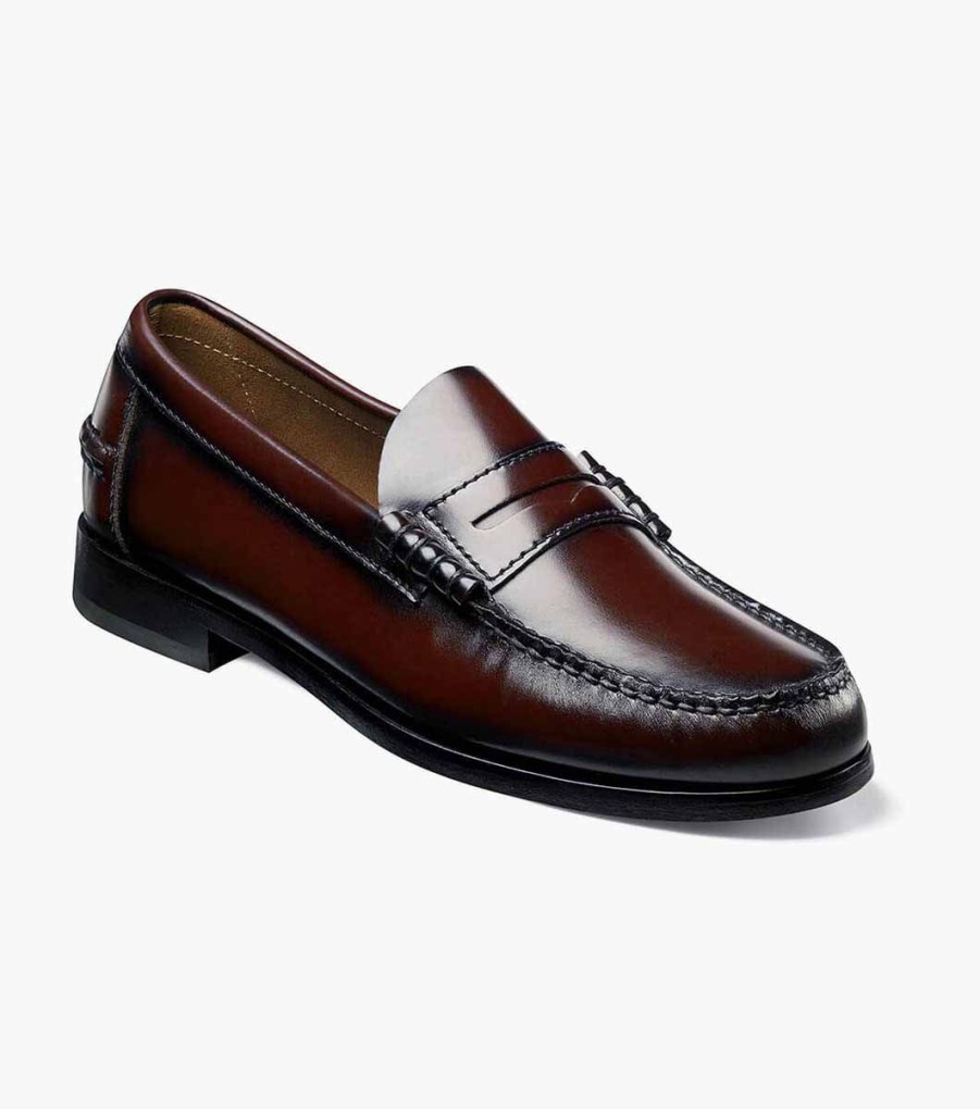 Men Florsheim Loafers | Berkley Burgundy