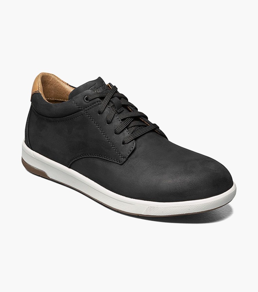 Men Florsheim Safety | Crossover Work Steel Toe Black