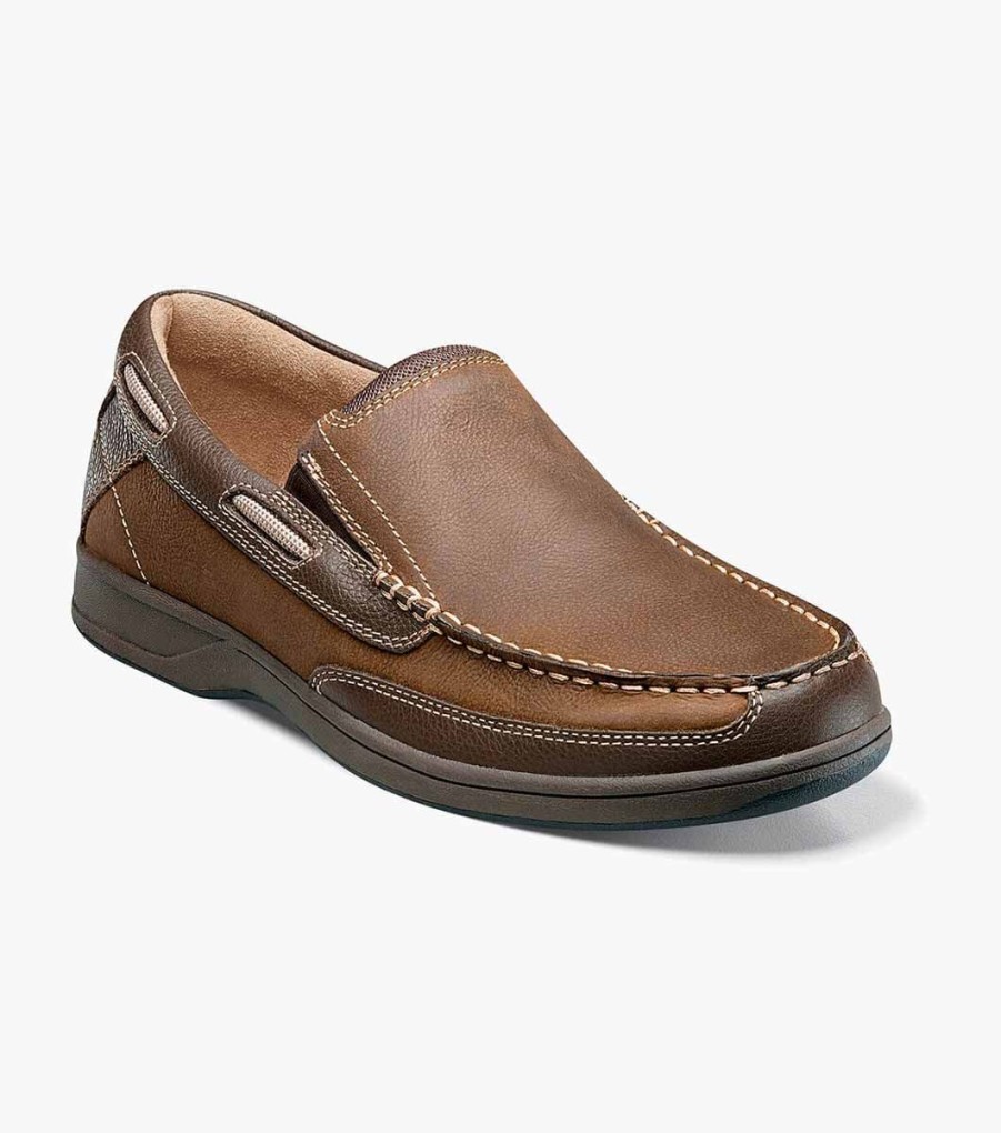 Men Florsheim Loafers | Lakeside Stone