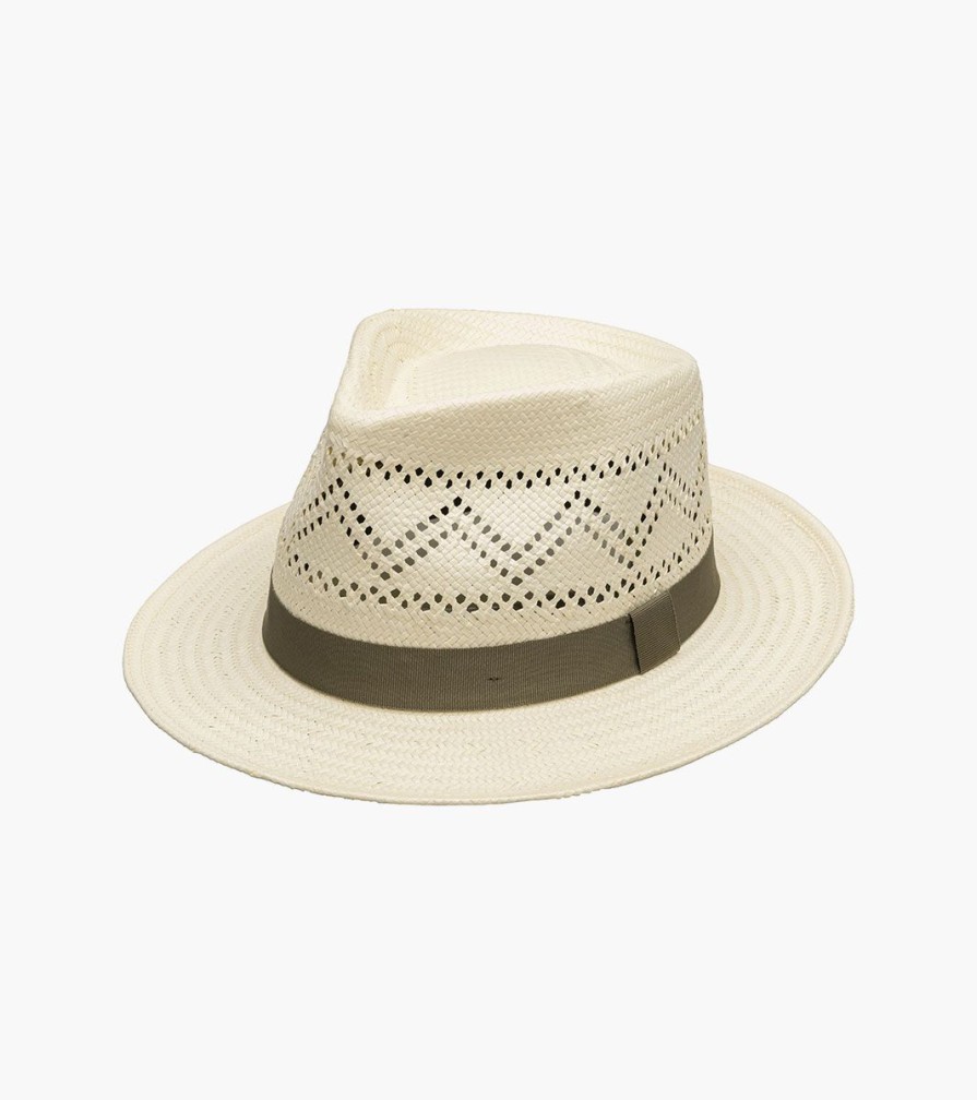 Accessories Florsheim | Haury Fedora Ivory