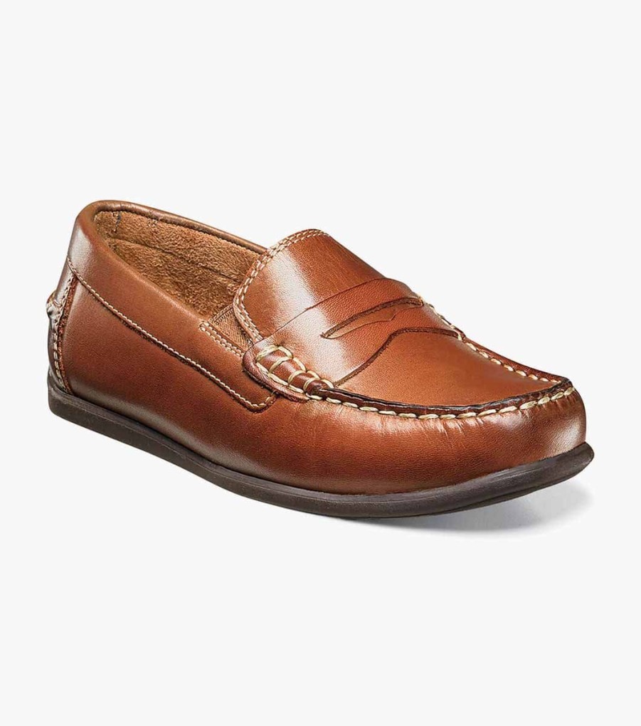 Kids Florsheim | Jasper Jr. Saddle Tan