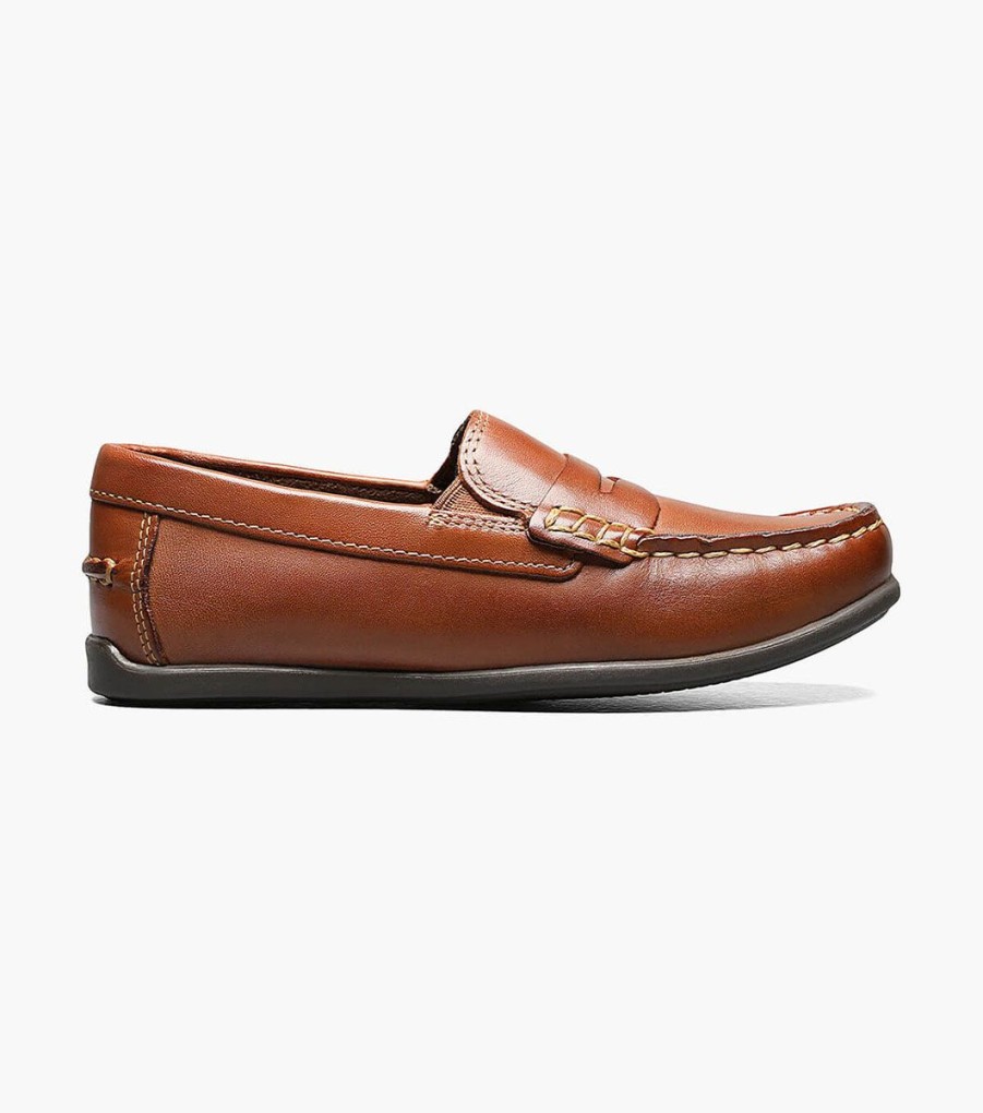 Kids Florsheim | Jasper Jr. Saddle Tan