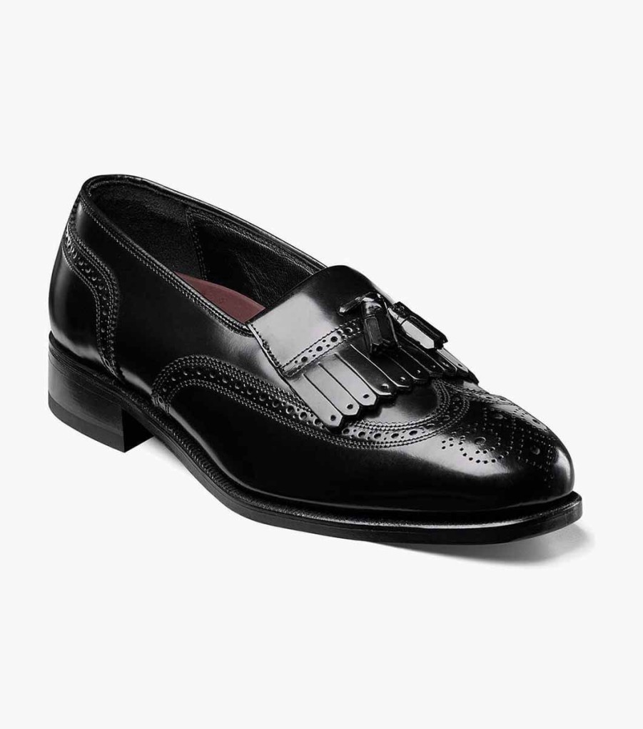 Men Florsheim Wingtips | Lexington Black