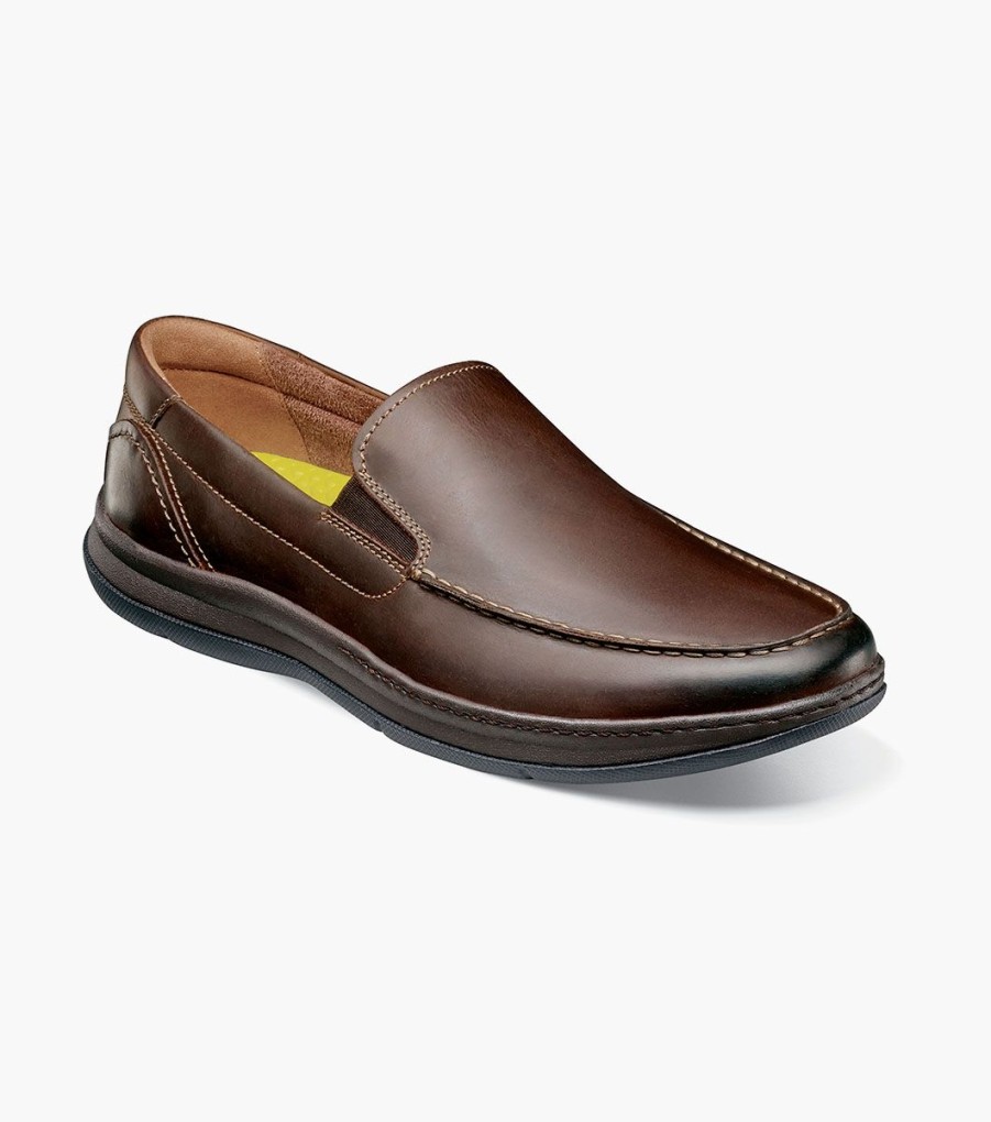 Men Florsheim Loafers | Central Brown Ch