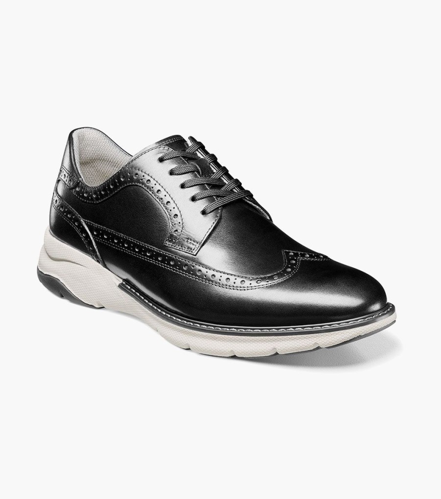 Men Florsheim Wingtips | Frenzi Black