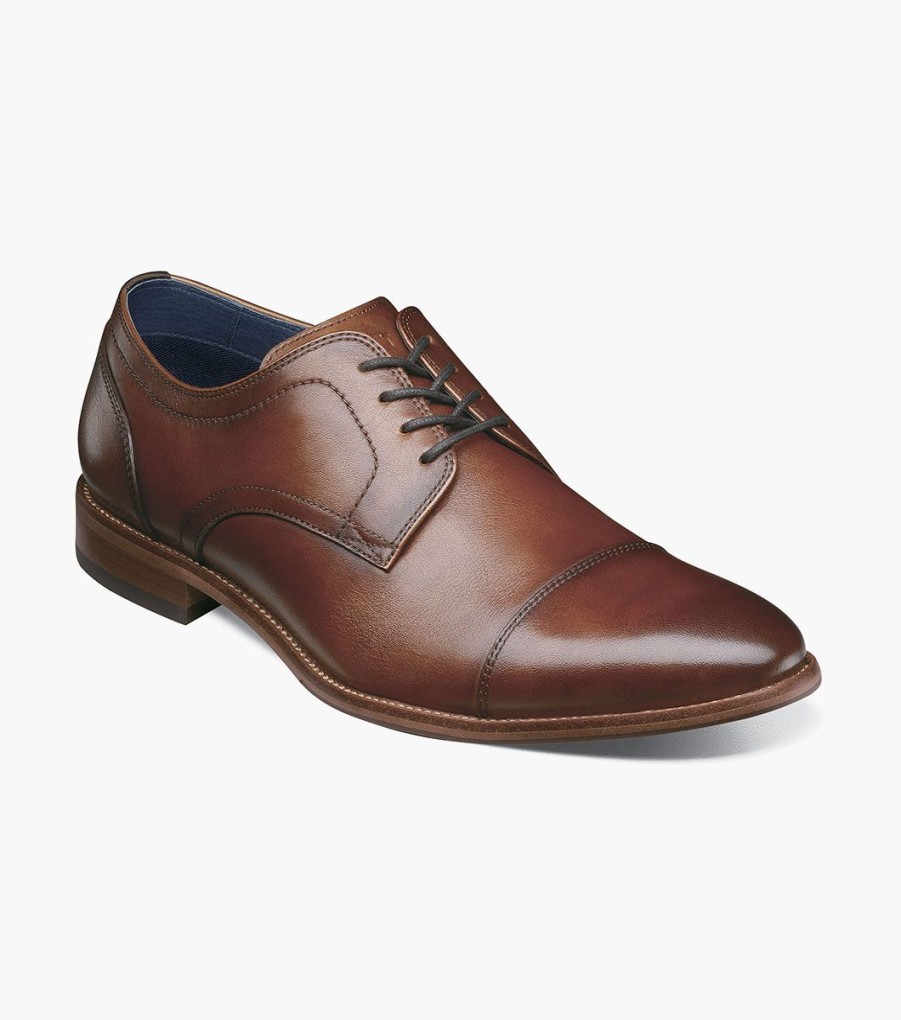 Men Florsheim Dress | Flex Cognac