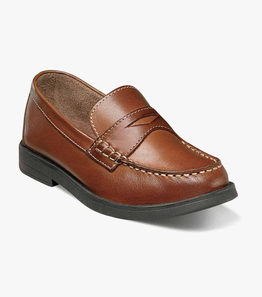 Kids Florsheim | Croquet Jr. Saddle Tan