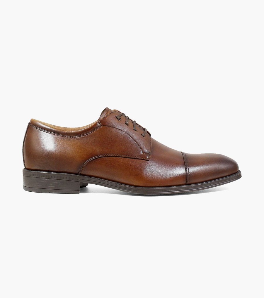 Men Florsheim Dress | Azzio Cognac