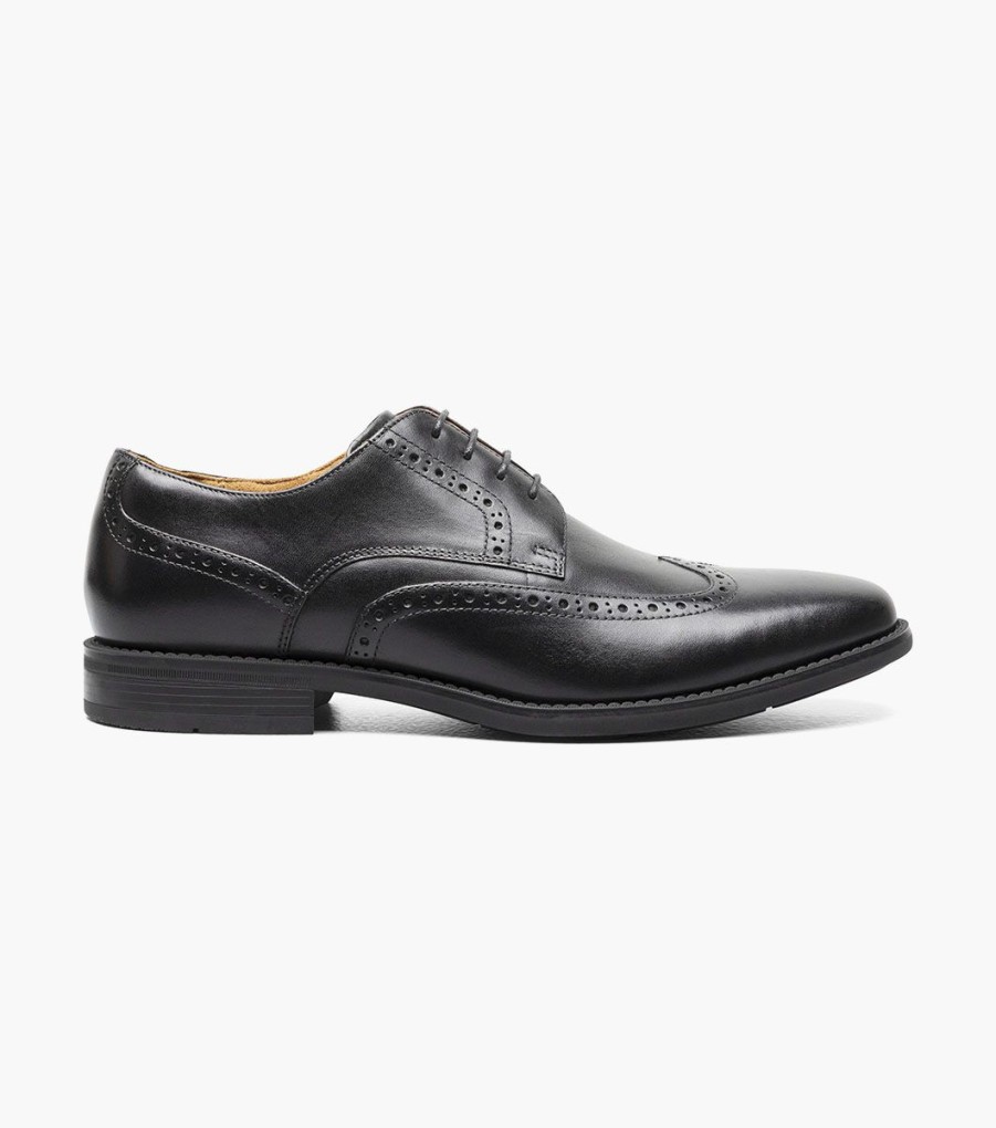 Men Florsheim Dress | Santucci Black