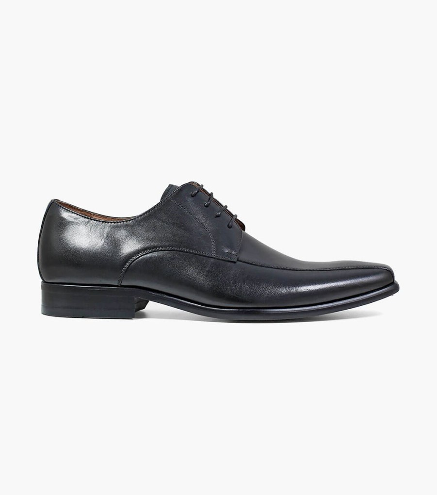 Men Florsheim Dress | Postino Black Smooth