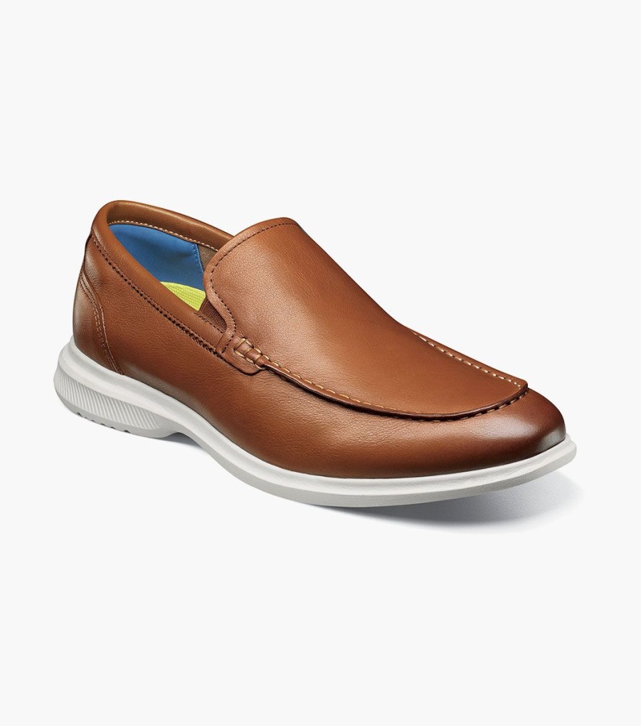 Men Florsheim Loafers | Hamptons Cognac