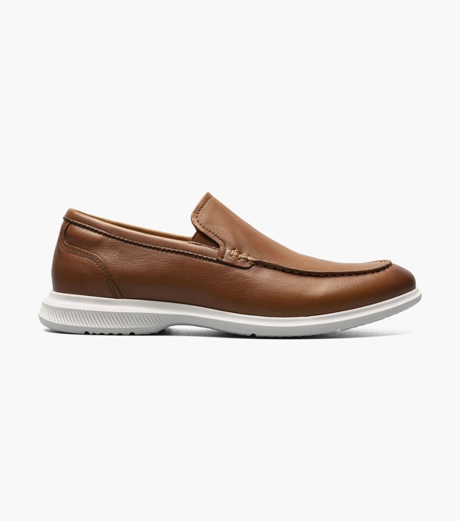 Men Florsheim Loafers | Hamptons Cognac