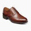 Men Florsheim Wingtips | Midtown Cognac