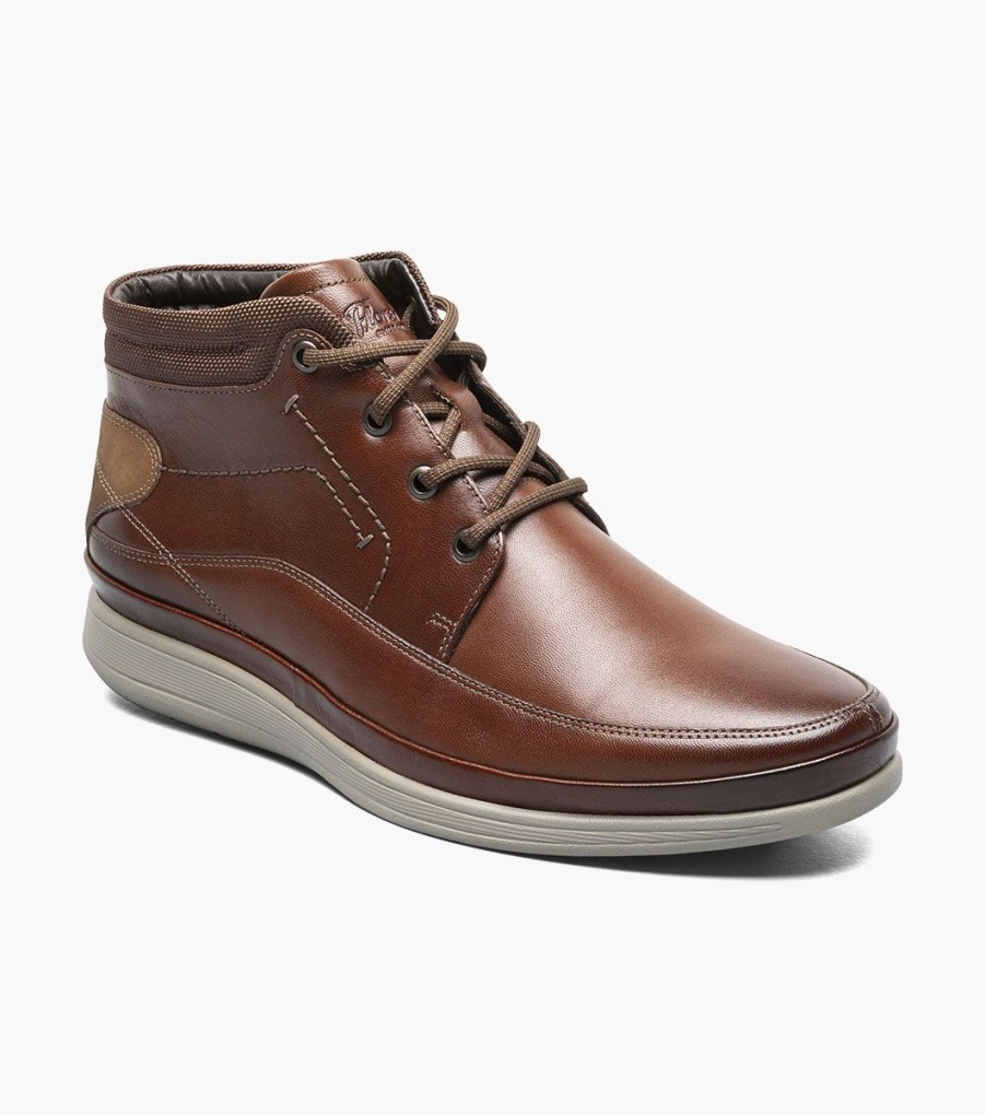 Men Florsheim Boots | Saul Cognac