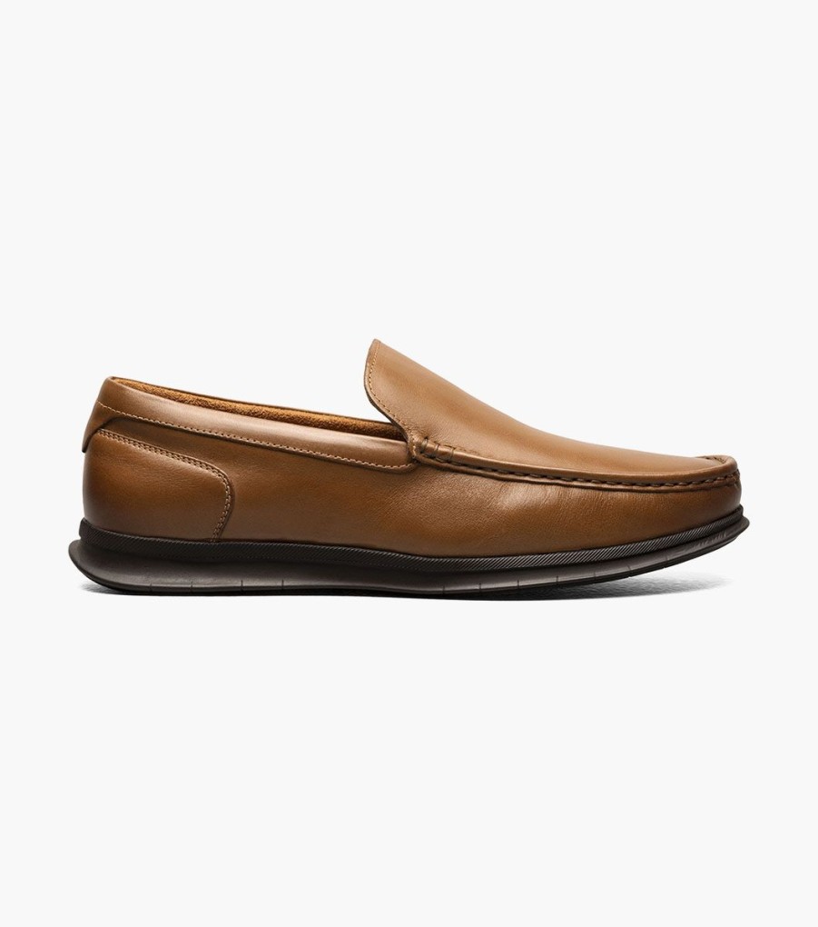 Men Florsheim Loafers | Montigo Cognac