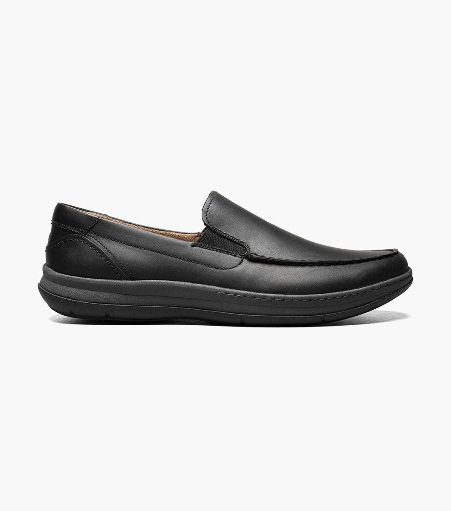 Men Florsheim Loafers | Central Black